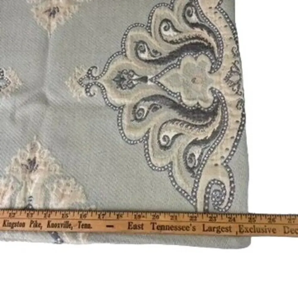 Soft Surrounding Pillow Shams Standard Green Wool Blend Set of 2